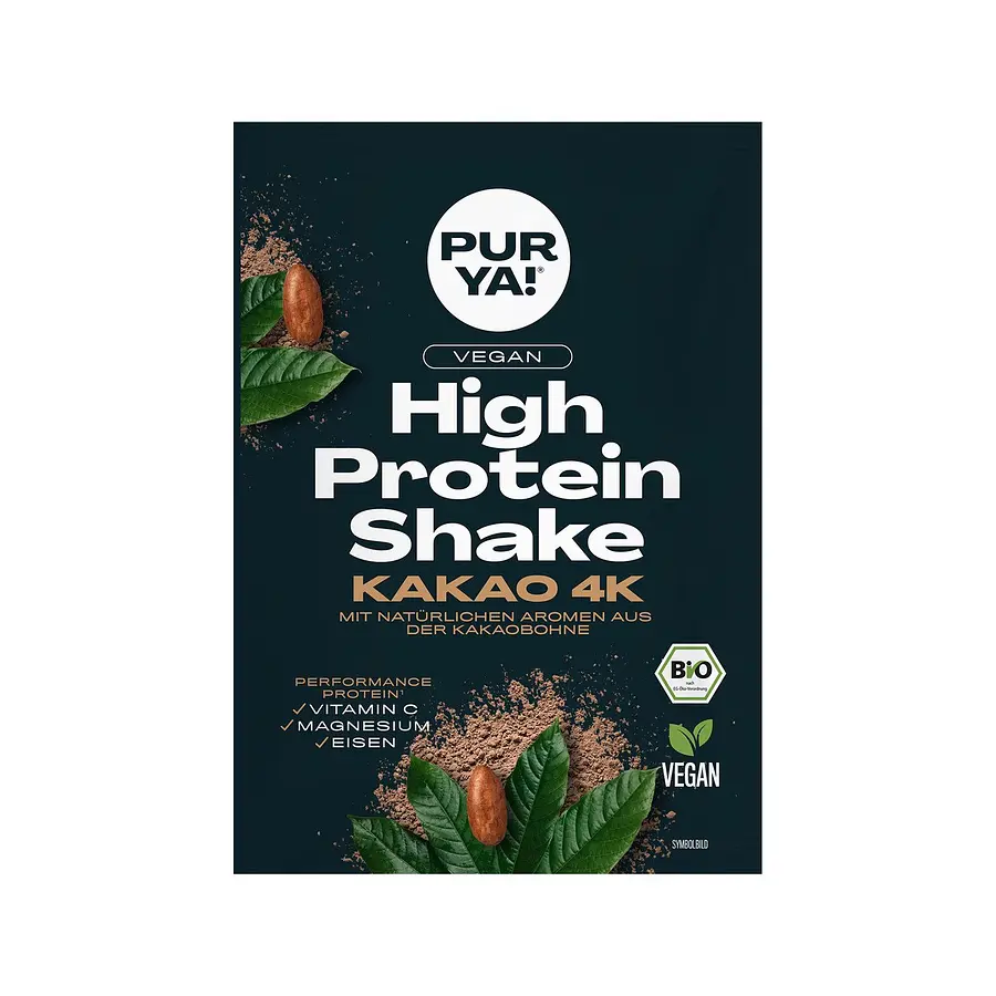 Purya High Protein Shake Kakao 4K Bio vegan