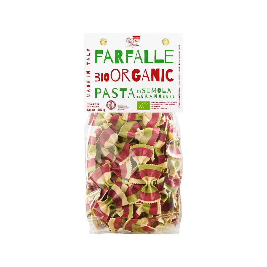 L'antica Madia Farfalle mit Randen und Spinat Bio