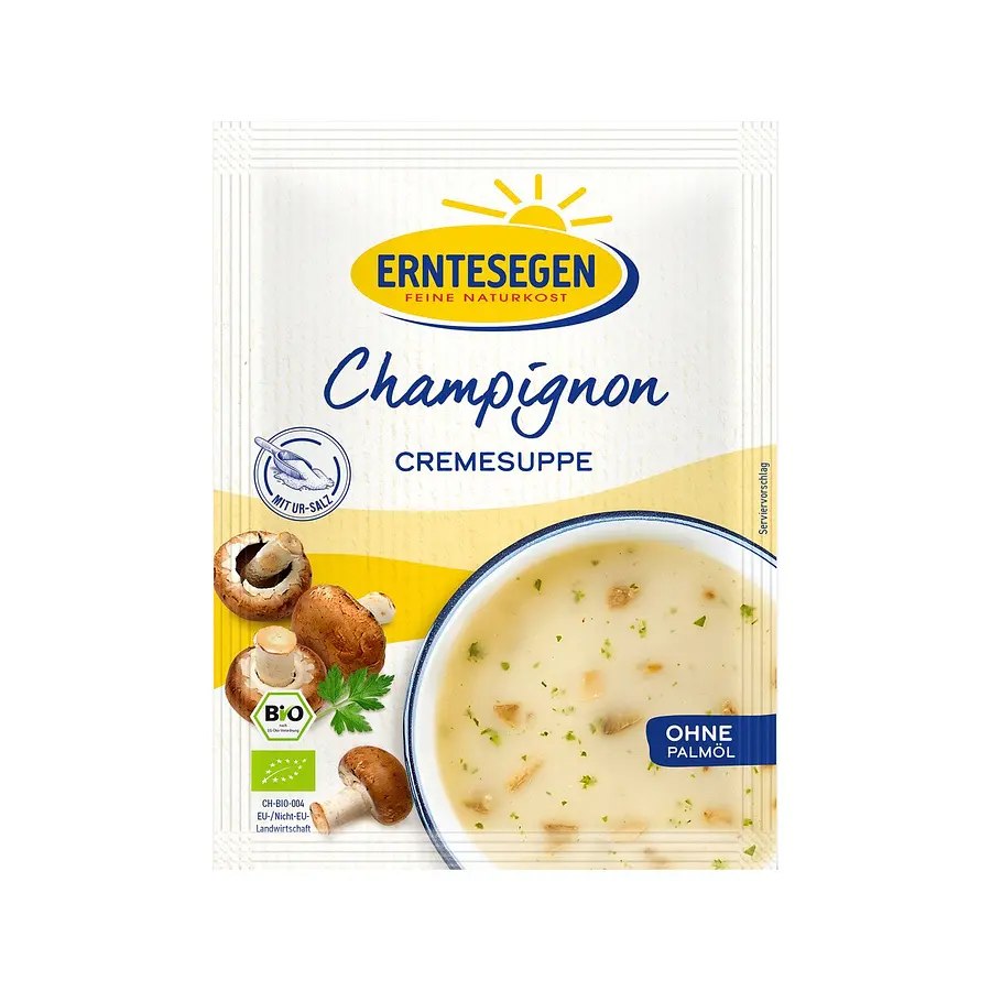 Erntesegen Champignon Cremesuppe Bio