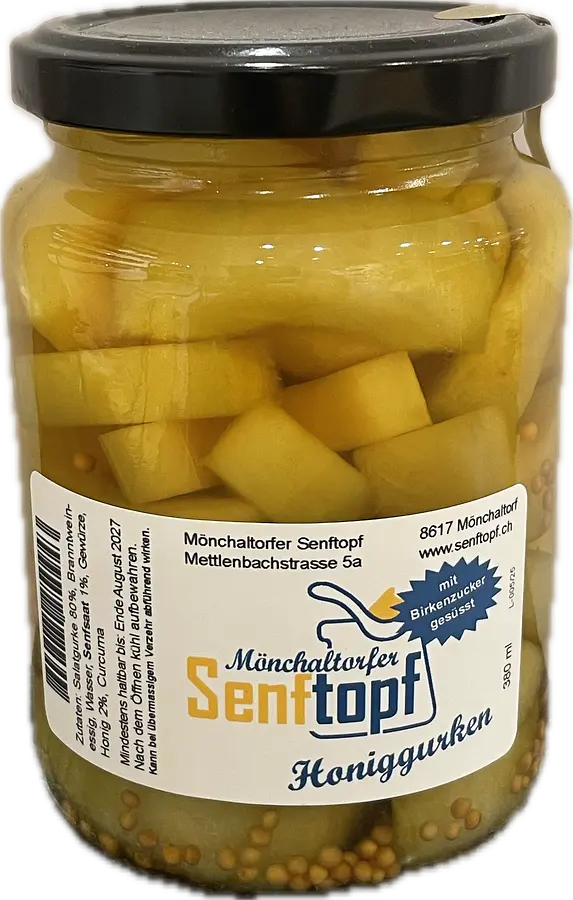 Senftopf Honiggurken