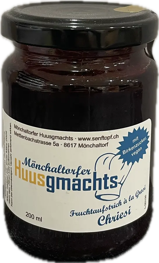 Senftopf Fruchtaufstrich Chriesi