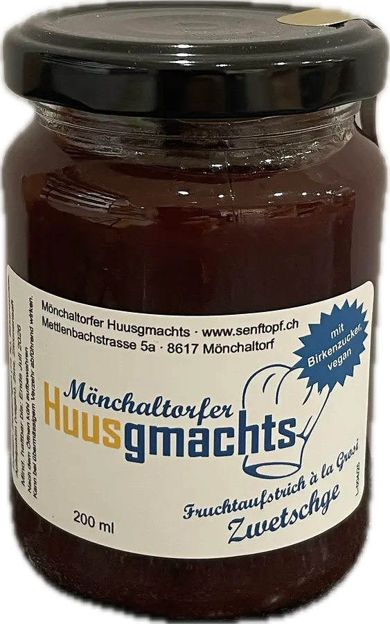 Senftopf Fruchtaufstrich Zwetschge