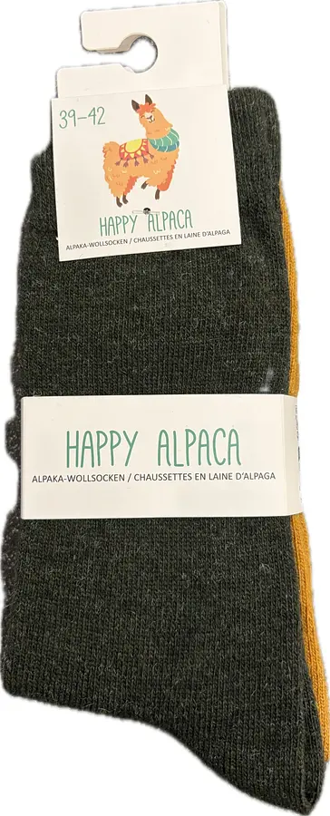 Happy Alpaca Socken 39-42 2Stk Farbe assortiert