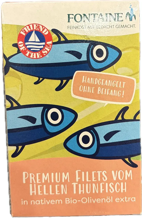 Fontaine Thunfisch Filet hell in Bio-Olivenöl