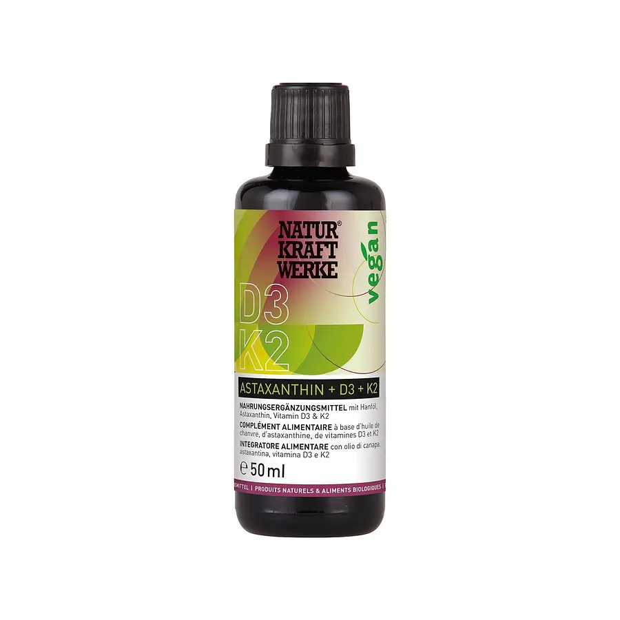 NKW Astaxanthin mit Vitamin D3 & K2 50ml