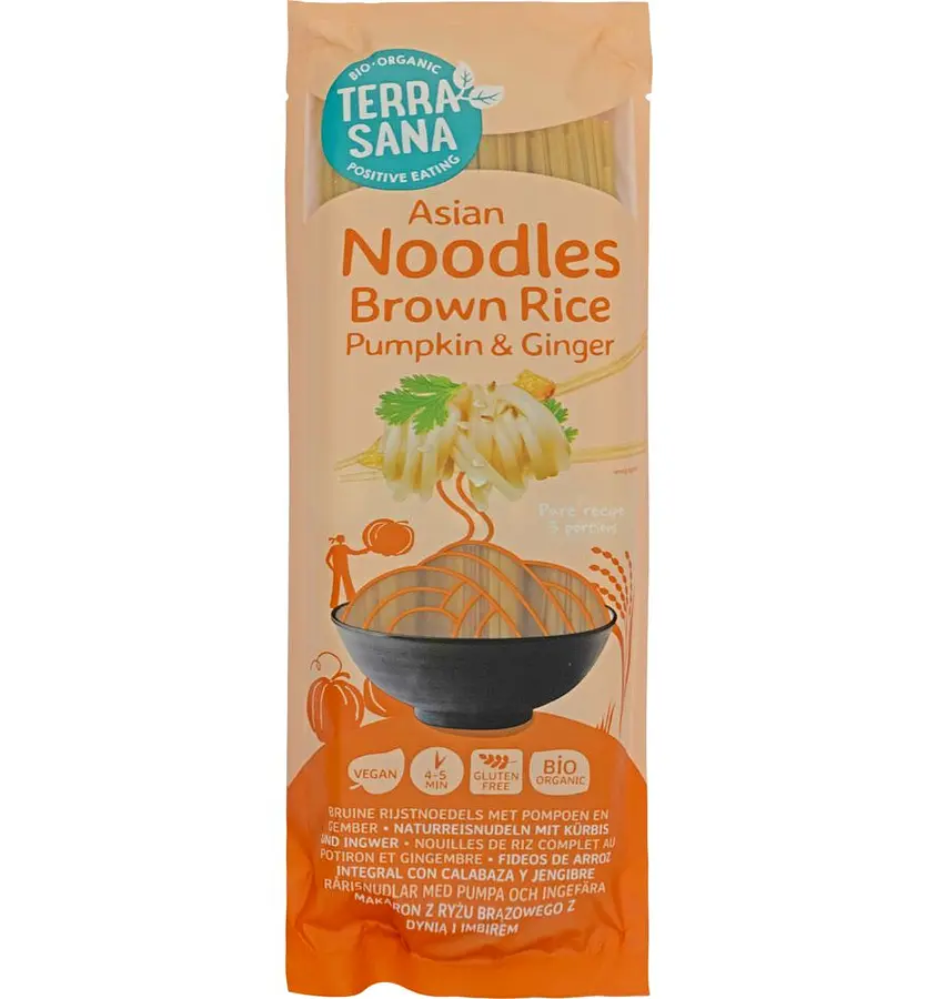 TerraSana Brown Rice Noodles Pumpkin Ginger Bio