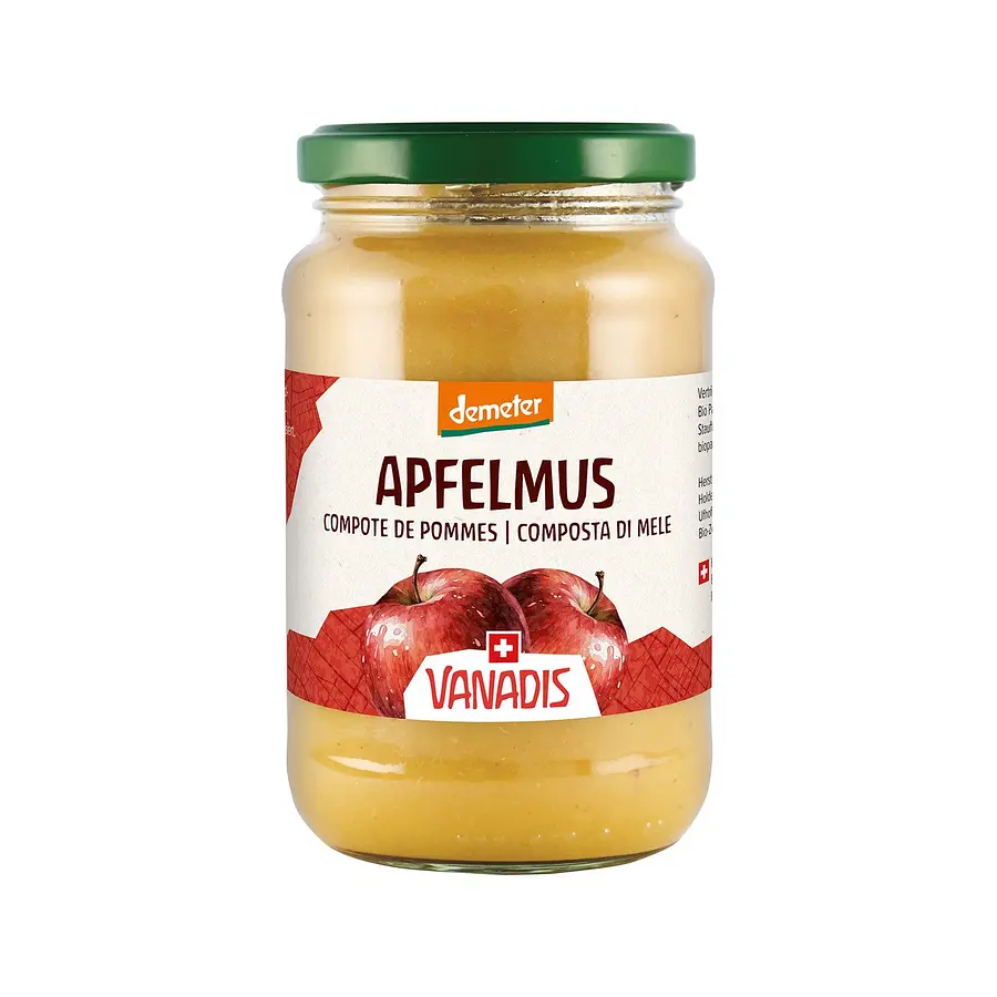 Vanadis Apfelmus 360g Demeter