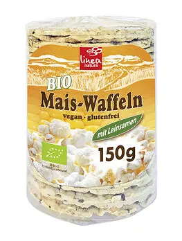 Linea Maiswaffeln mit Leinsamen Bio gf