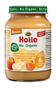 Holle Apfel Banane Aprikose Glas Demeter, 190 g