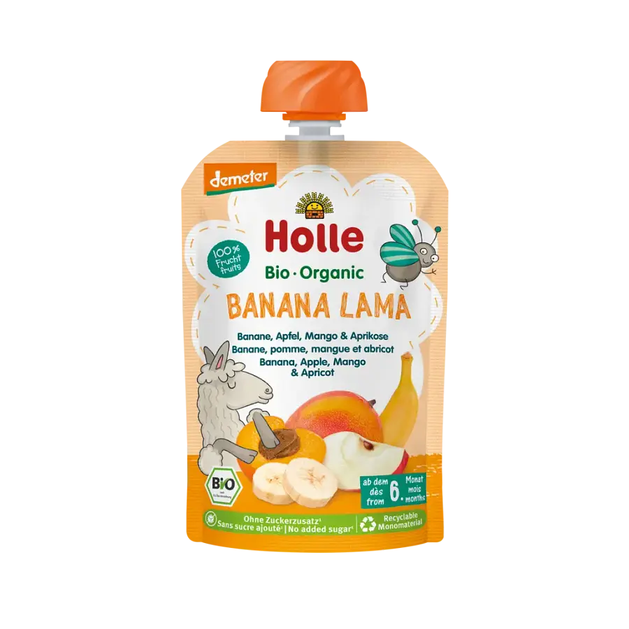 Holle Pouchy Banana Lama Demeter