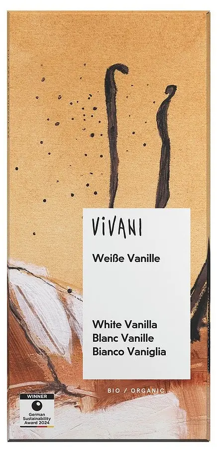 Vivani Schokolade weiss mit Vanille Bio