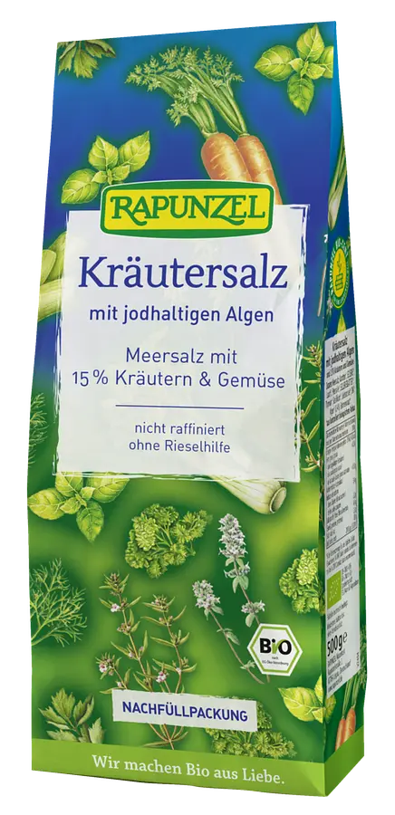 Rapunzel Kräutersalz mit jodhaltigen Algen Bio