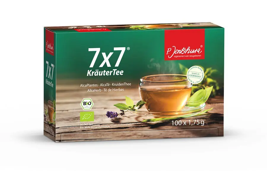 Jentschura 7x7 Kräutertee Teebeutel Bio