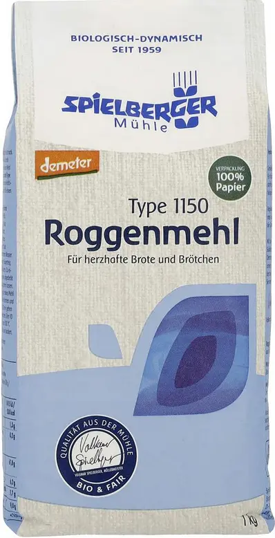 Mehl Roggen Type 1150 Demeter