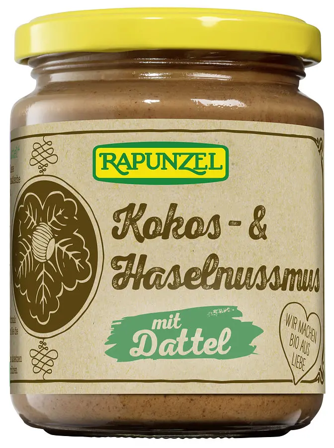 Rapunzel Kokos Haselnussmus mit Dattel Bio