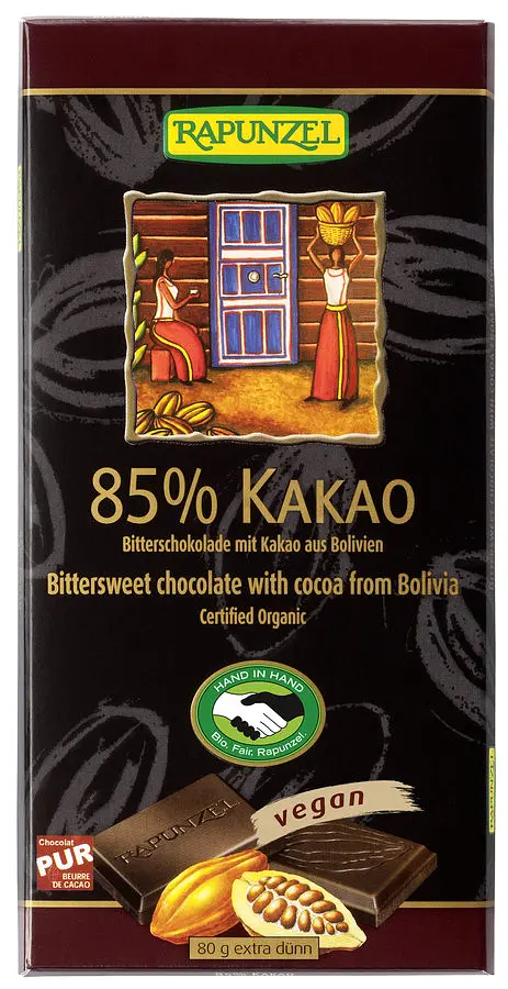 Rapunzel Tafel Schokolade Bitter 85% Bio