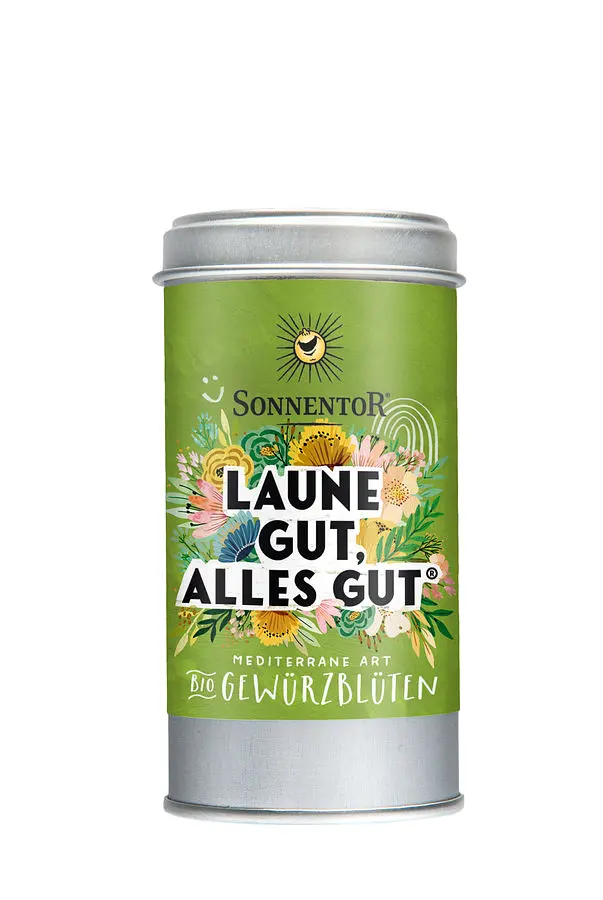 Sonnentor Gewürzblüten Gute Laune Dose Bio