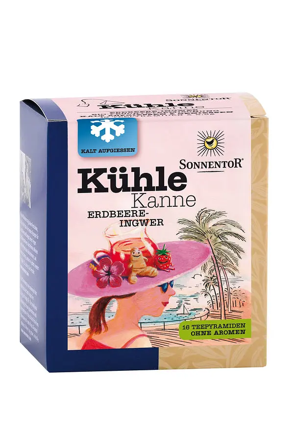 Sonnentor Kühle Kanne Erdbeere Ingwer Bio