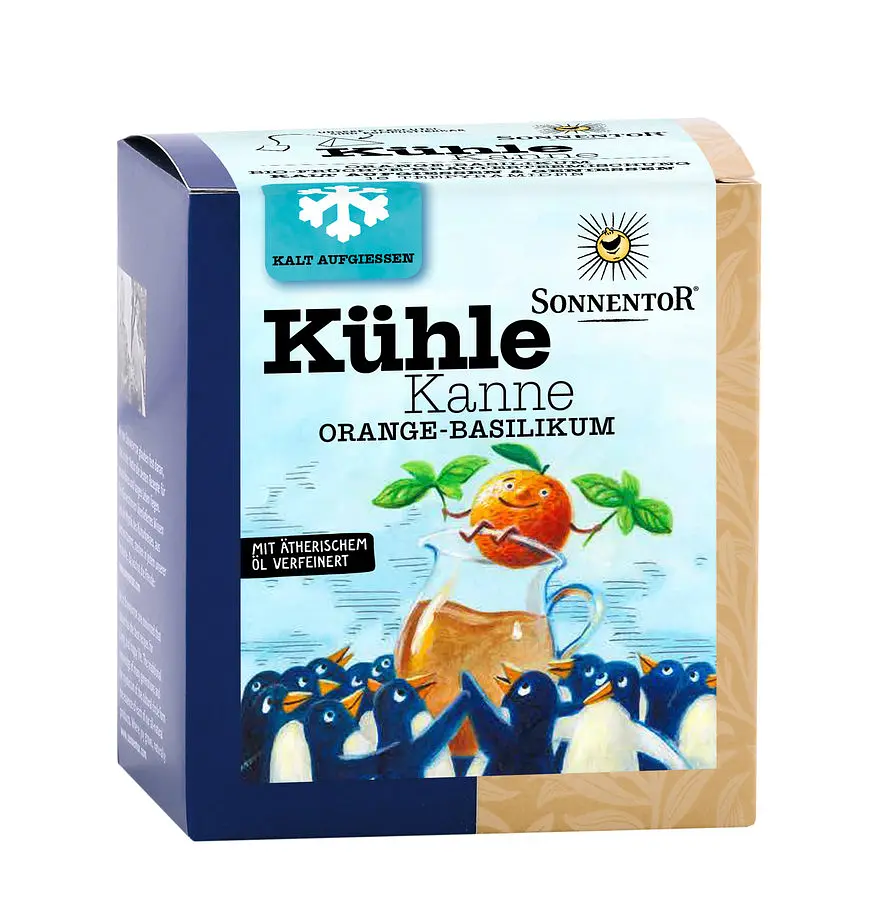 Sonnentor Kühle Kanne Orange Basilikum Bio