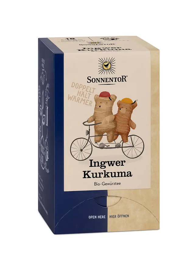 Sonnentor Tee Ingwer Kurkuma Bio