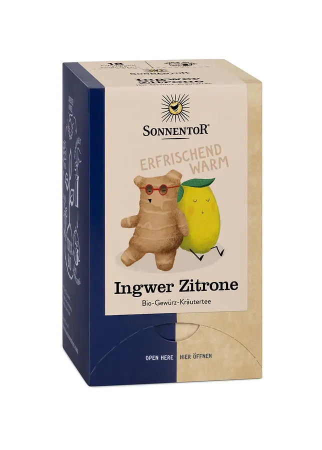 Sonnentor Tee Ingwer Zitronen Bio