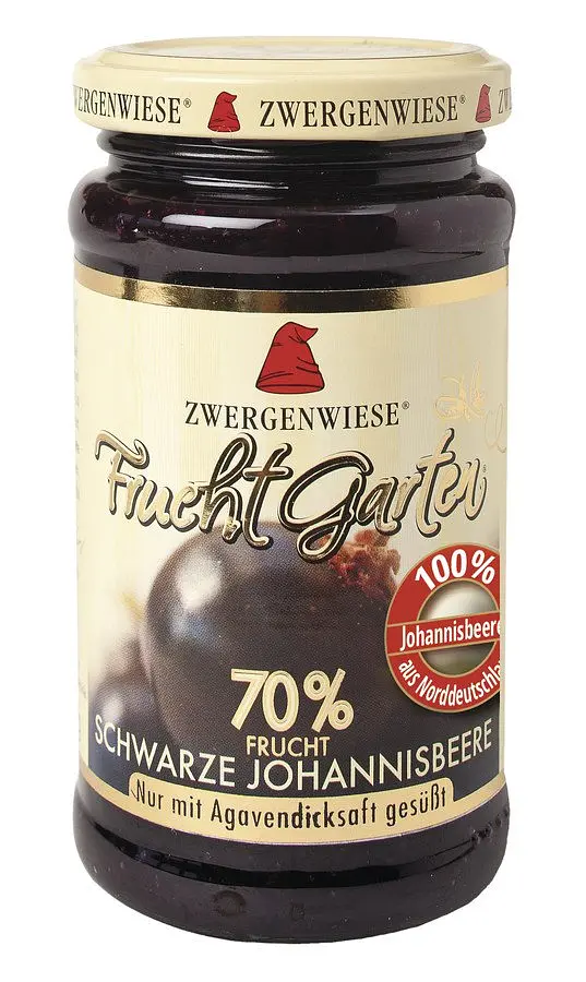Zwergenwiese 70% Schwarze Johannisbeere Agave Bio gf