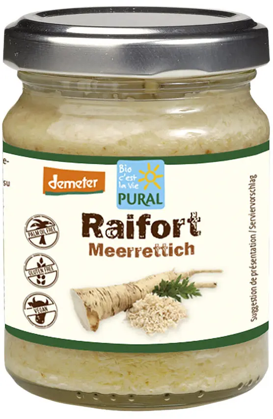 Meerrettich im Glas Demeter