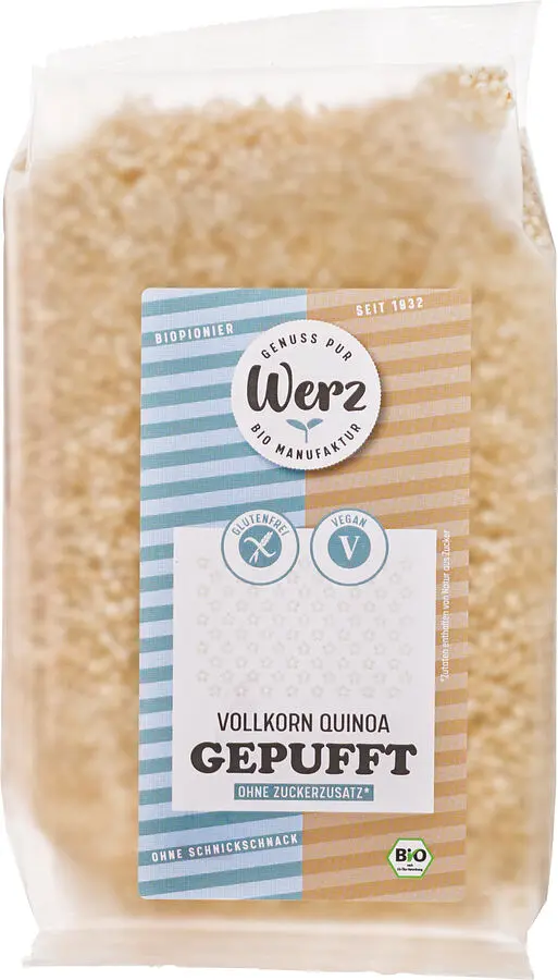 Vollkorn Quinoa gepufft ungesüsst Bio