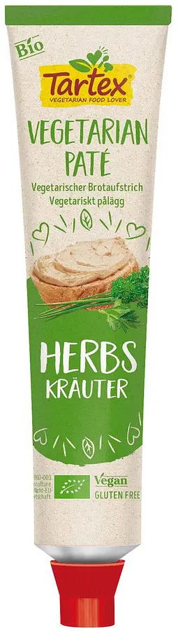 Aufstrich Kräuter Tartex Tube Bio