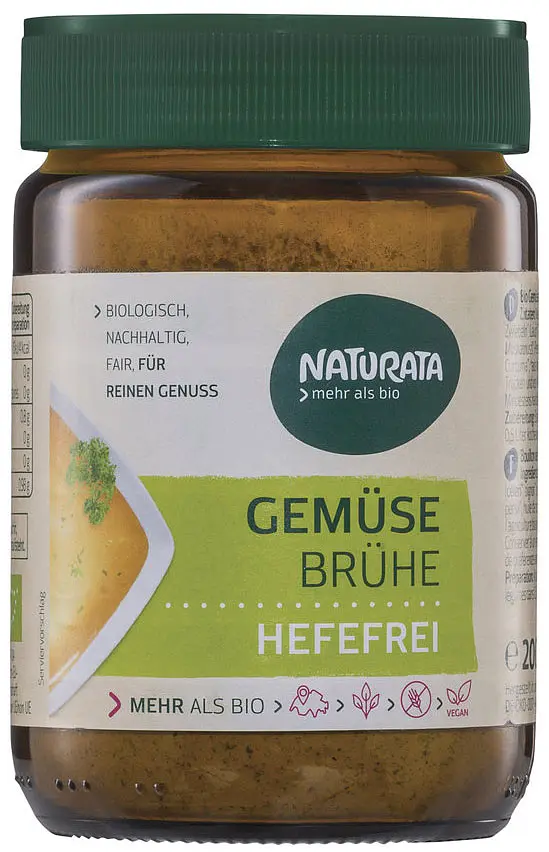 Bouillon Gemüsebrühe Hefefrei & Glutenfrei Bio