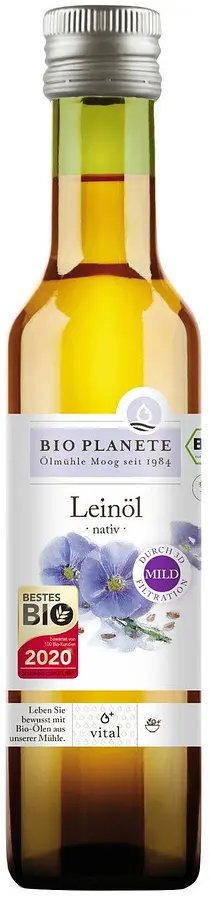 Öl Leinöl nativ Bio