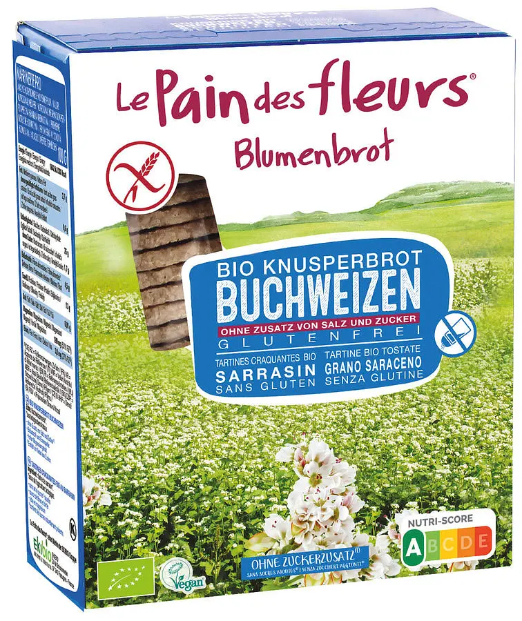 Le pain des fleurs Blumenbrot Buchweizen, Bio
