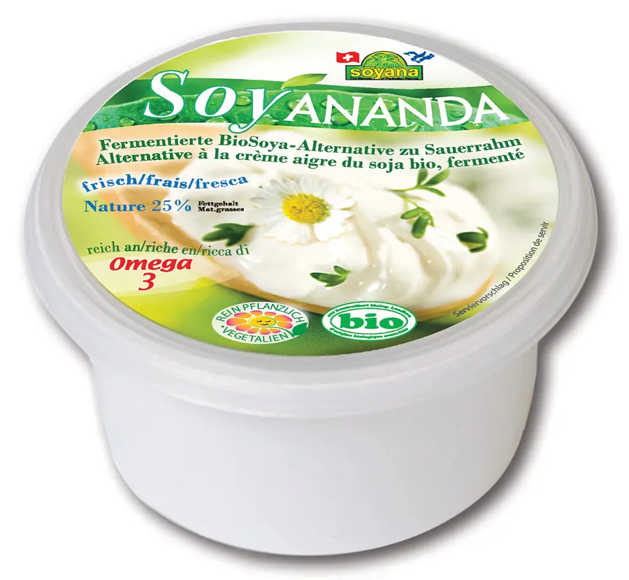 Fermentierte vegane Alternative zu Sauerrahm Bio