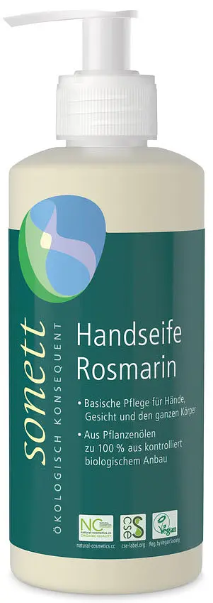 Seife Rosmarin Handseife Pumpspender