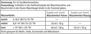 Enthärter 100% Biologisch abbaubar Dose, 500 g