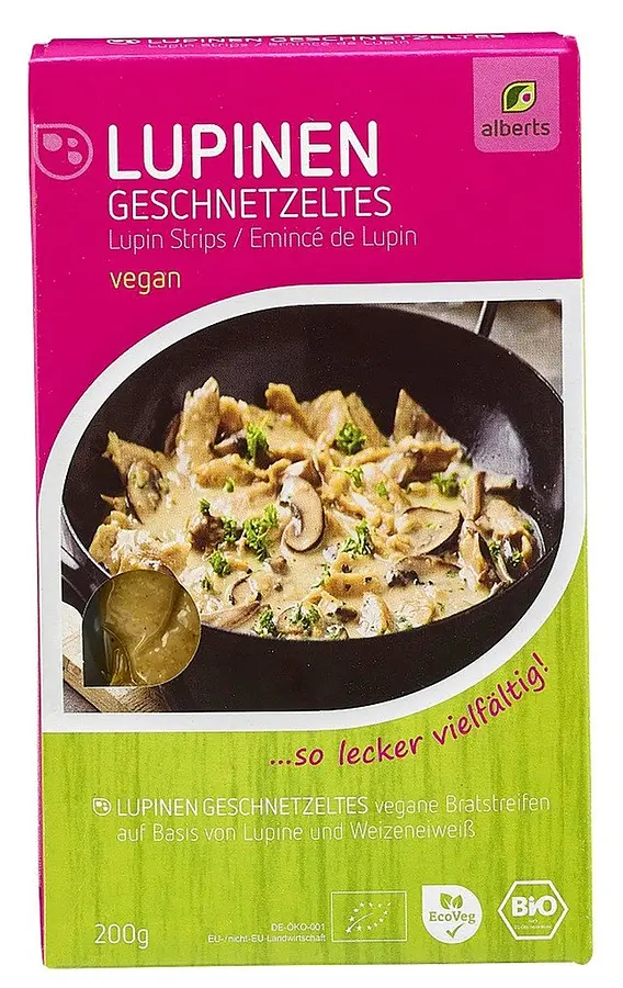 Lupinen Geschnetzeltes Bio