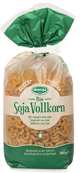 Pasta Soja Vollkorn Hörnli Teigwaren Bio