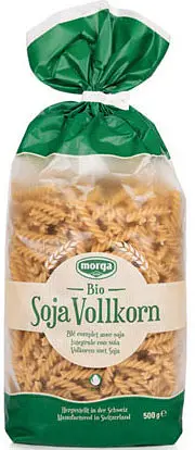 Pasta Soja Vollkorn Spiralen Teigwaren Bio