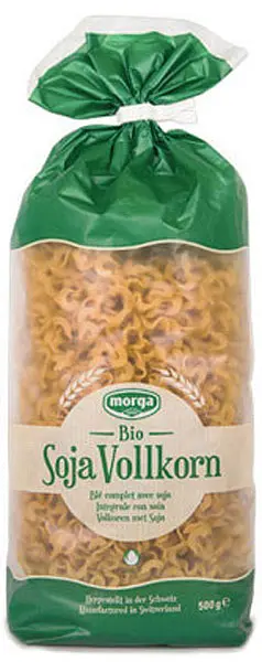 Pasta Soja Vollkorn Krausnudeln Teigwaren Bio