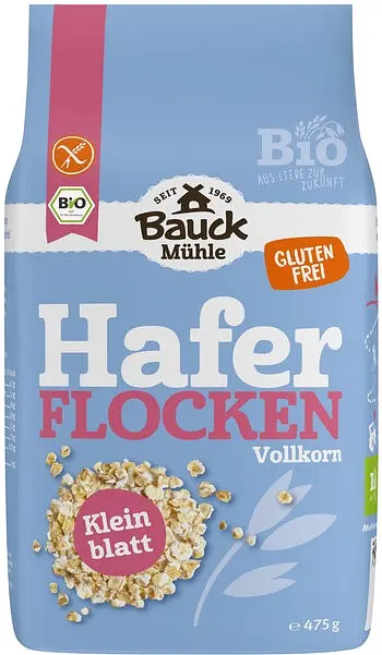 Hafer Flocken Glutenfrei Kleinblatt Bio