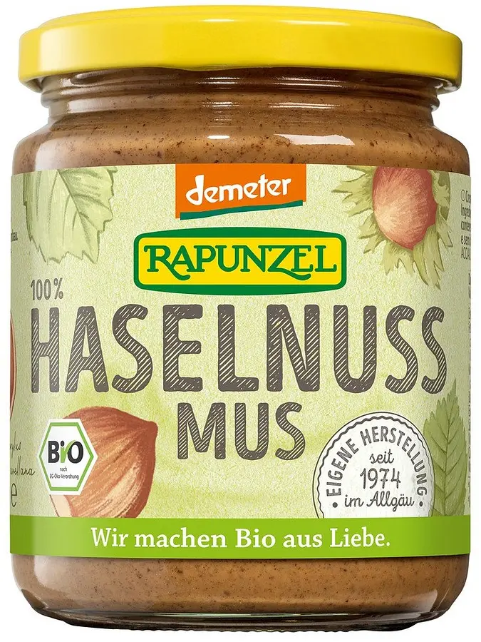 Haselnussmus Bio
