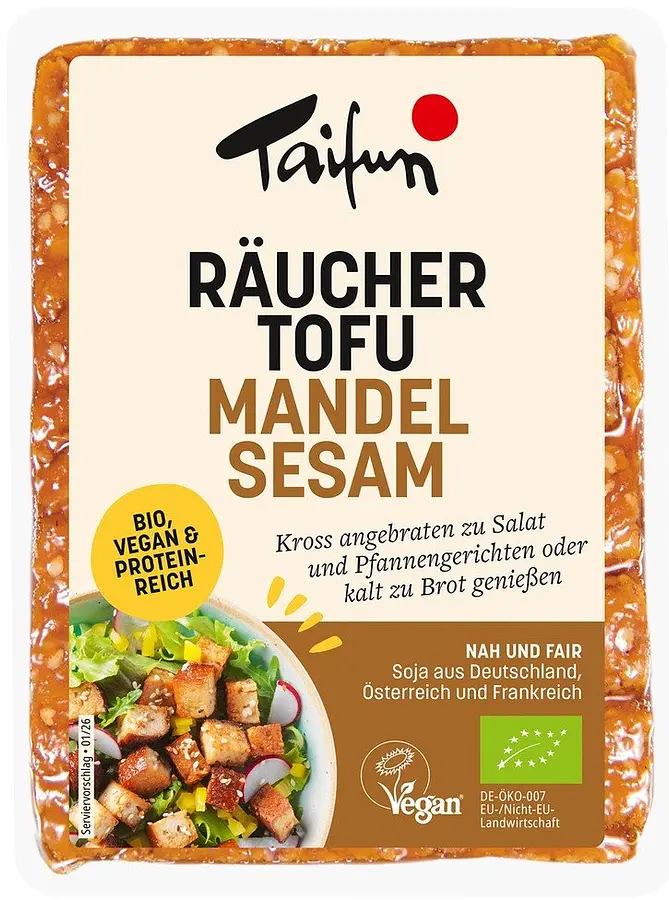 Tofu Räuchertofu Mandel-Sesam Bio