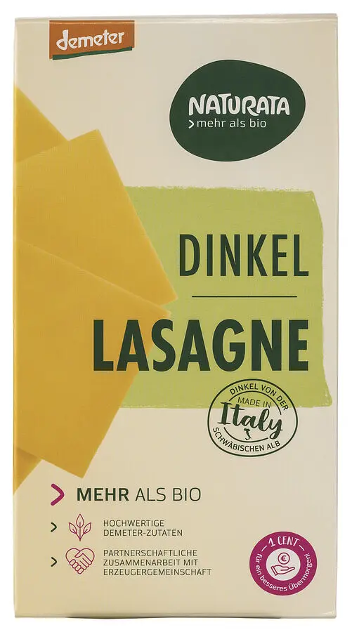 Lasagne Dinkel hell Demeter