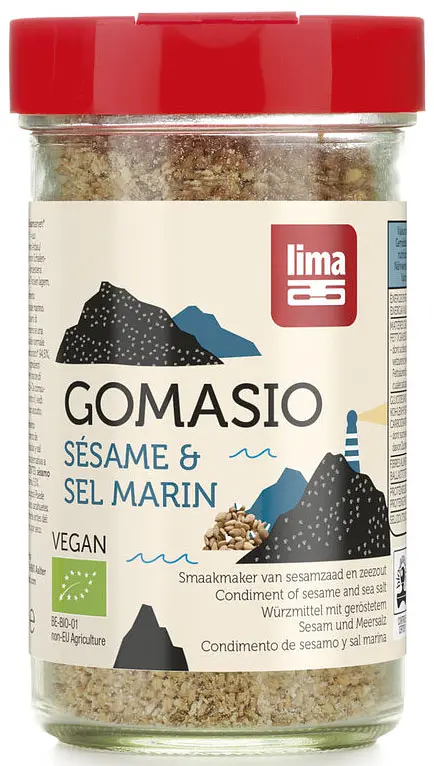 Salz Gomasio Original Sesamsalz im Streuer (Glas) Bio
