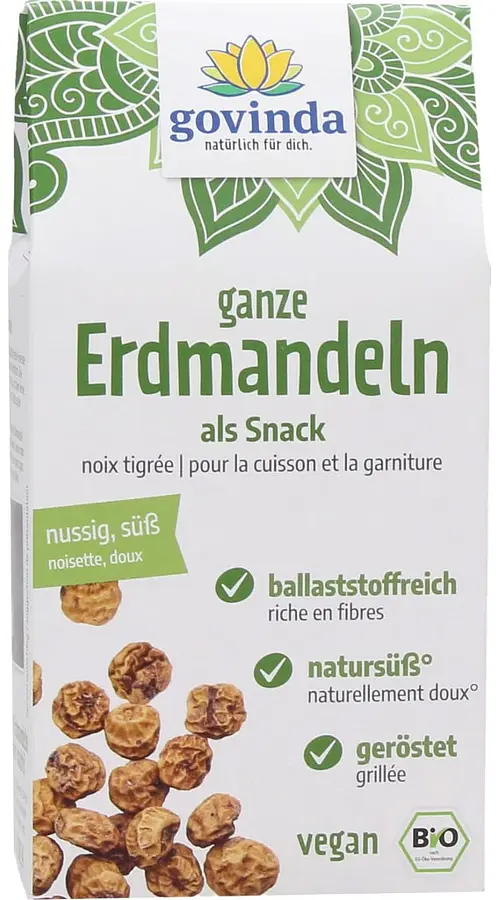 Erdmandeln (Tigernuss) naturell geröstet Bio