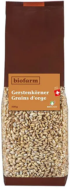Gerste ganz Beutel Bio