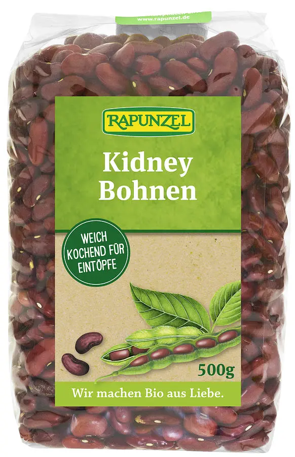 Bohnen Rote Kidney Beans Bio