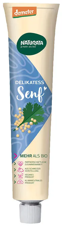Senf Delikatess Tube Glutenfrei Demeter