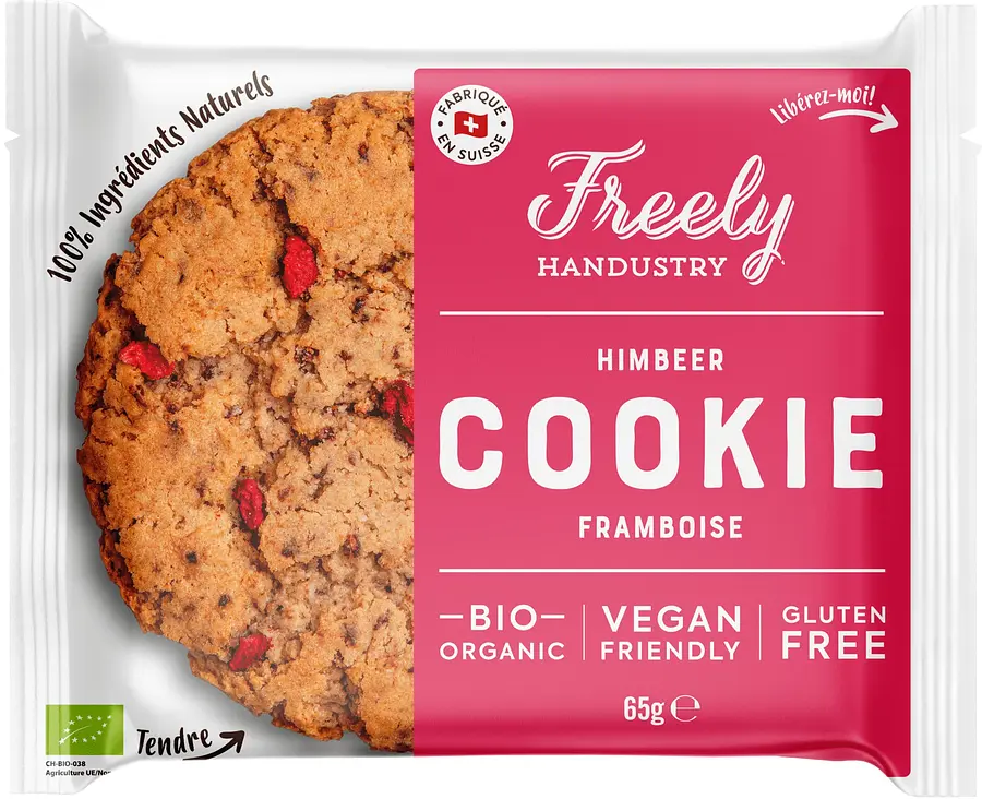 Freely Cookie Himbeer Glutenfreie Kekse Vegan Bio