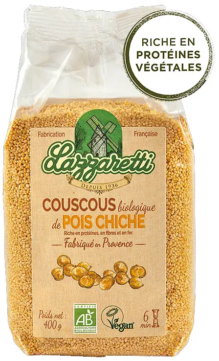 Couscous Lazzaretti Kichererbsen Bio